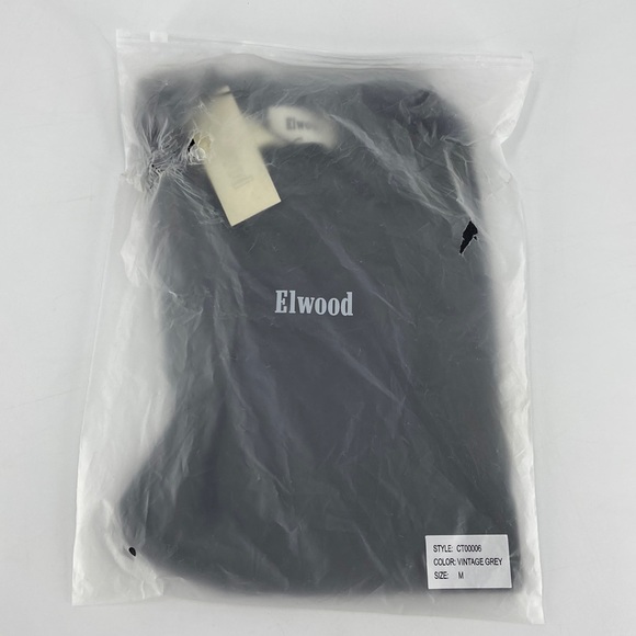 Elwood Men's Vintage Grey Short Sleeve Jersey T-Shirt Size M - Picture 6 of 9